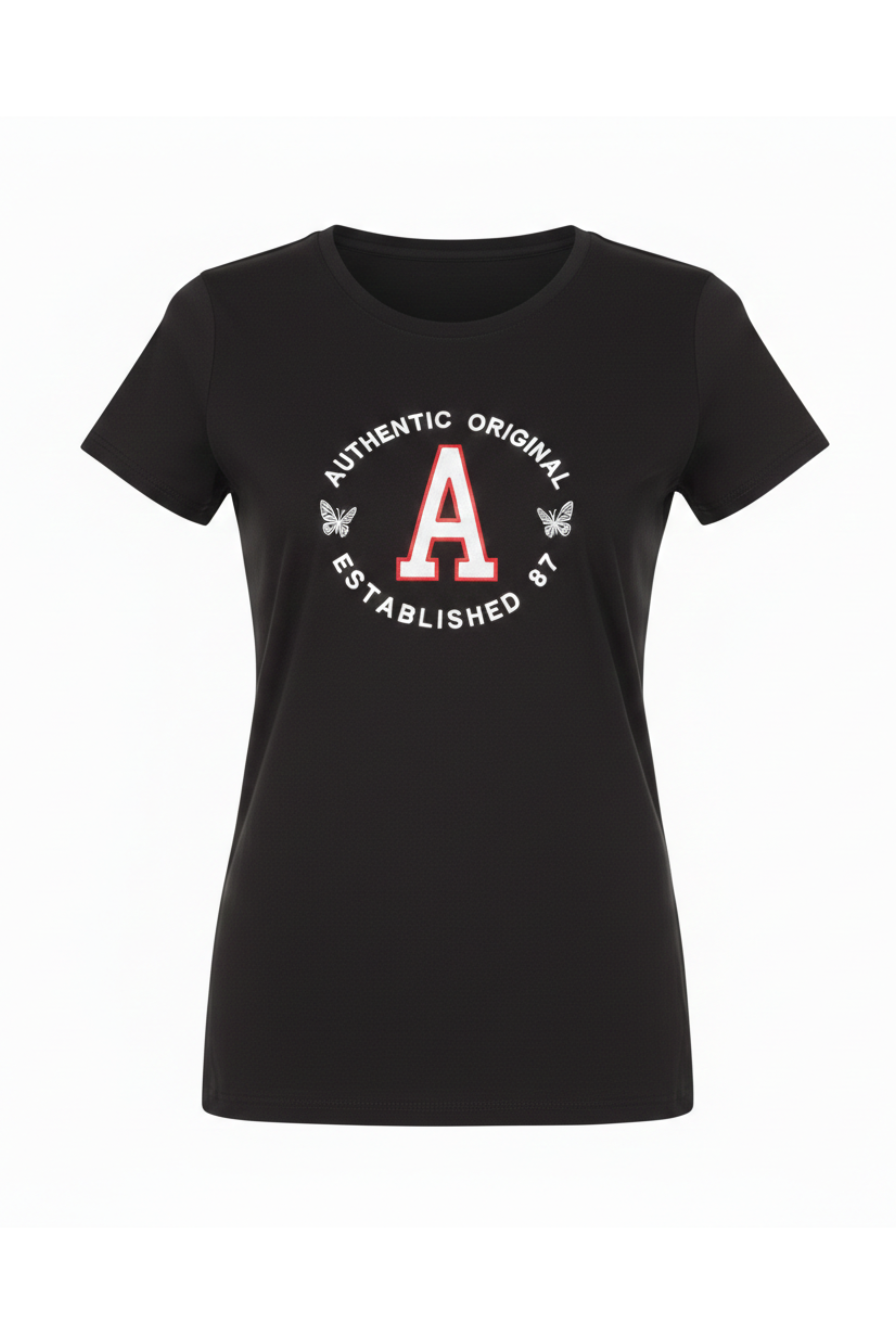 Camiseta Para Mujer Aero Graphic Level 2 Dark Black 7150