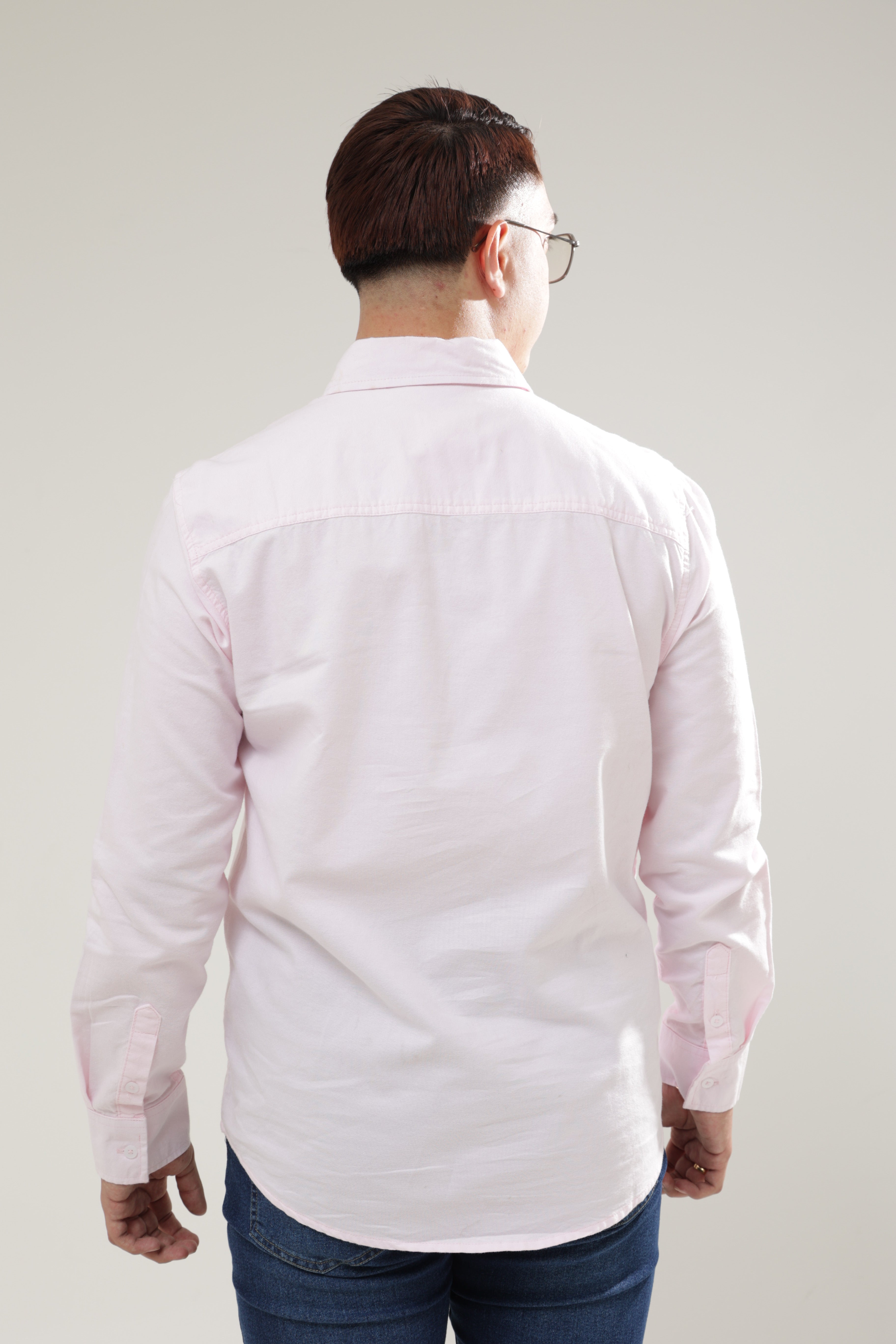 Camisa Rosada Para Hombre Aero Guys Ls Woven Shirts Sea Pink