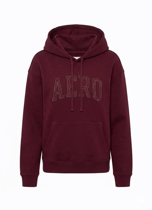 AERO GIRLS FLEEC POP OVER POMEGRANATE