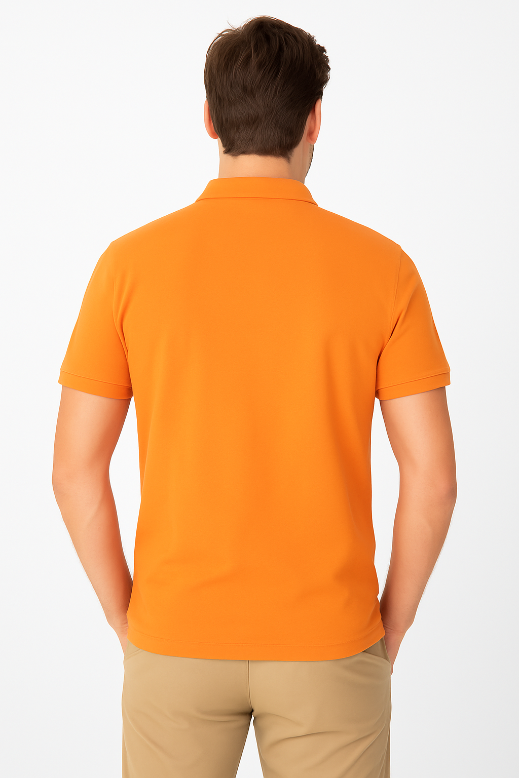 Camiseta Polo Para Hombre Ss Solid Polo Apricot Buff