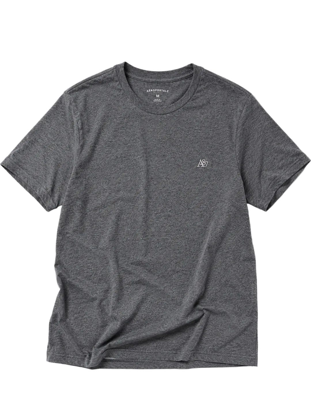 Camiseta Básica Hombre Aero Guys Ss Tees Charcoal Heather Grey 4240