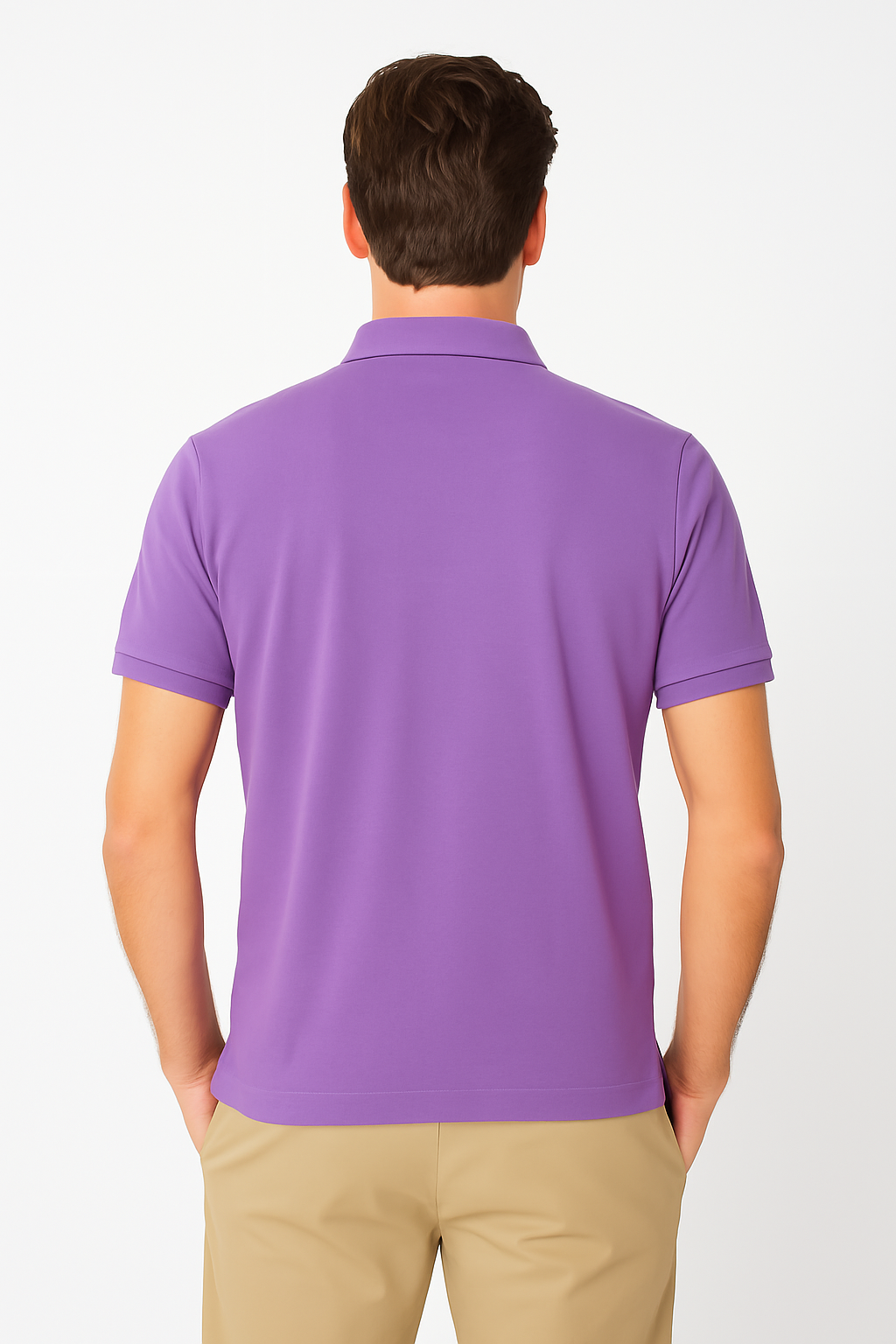 Camiseta Polo Para Hombre Parachute Aero Guys Ss Solid Polo Purple