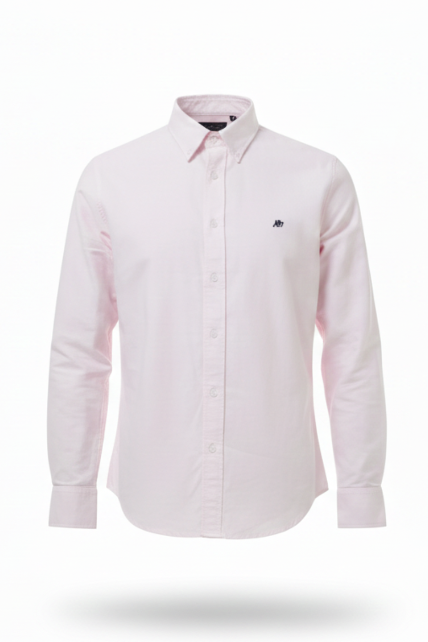 Camisa Rosada Para Hombre Aero Guys Ls Woven Shirts Sea Pink