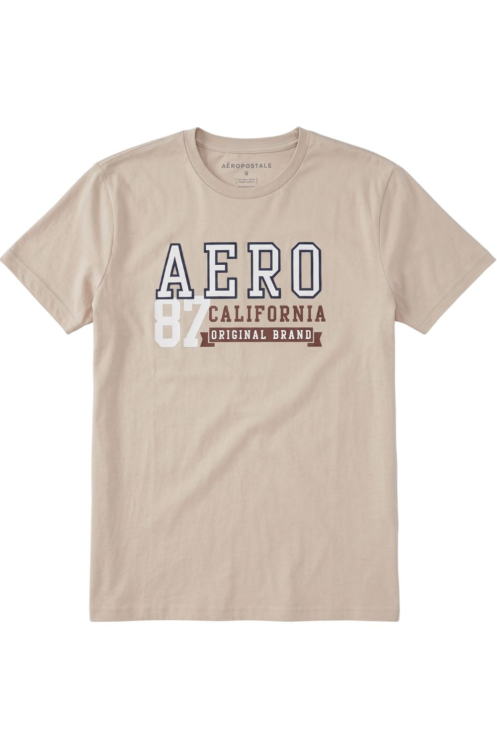 Camiseta Para Hombre Aero Level 2 Graphic Tees Egret 6083