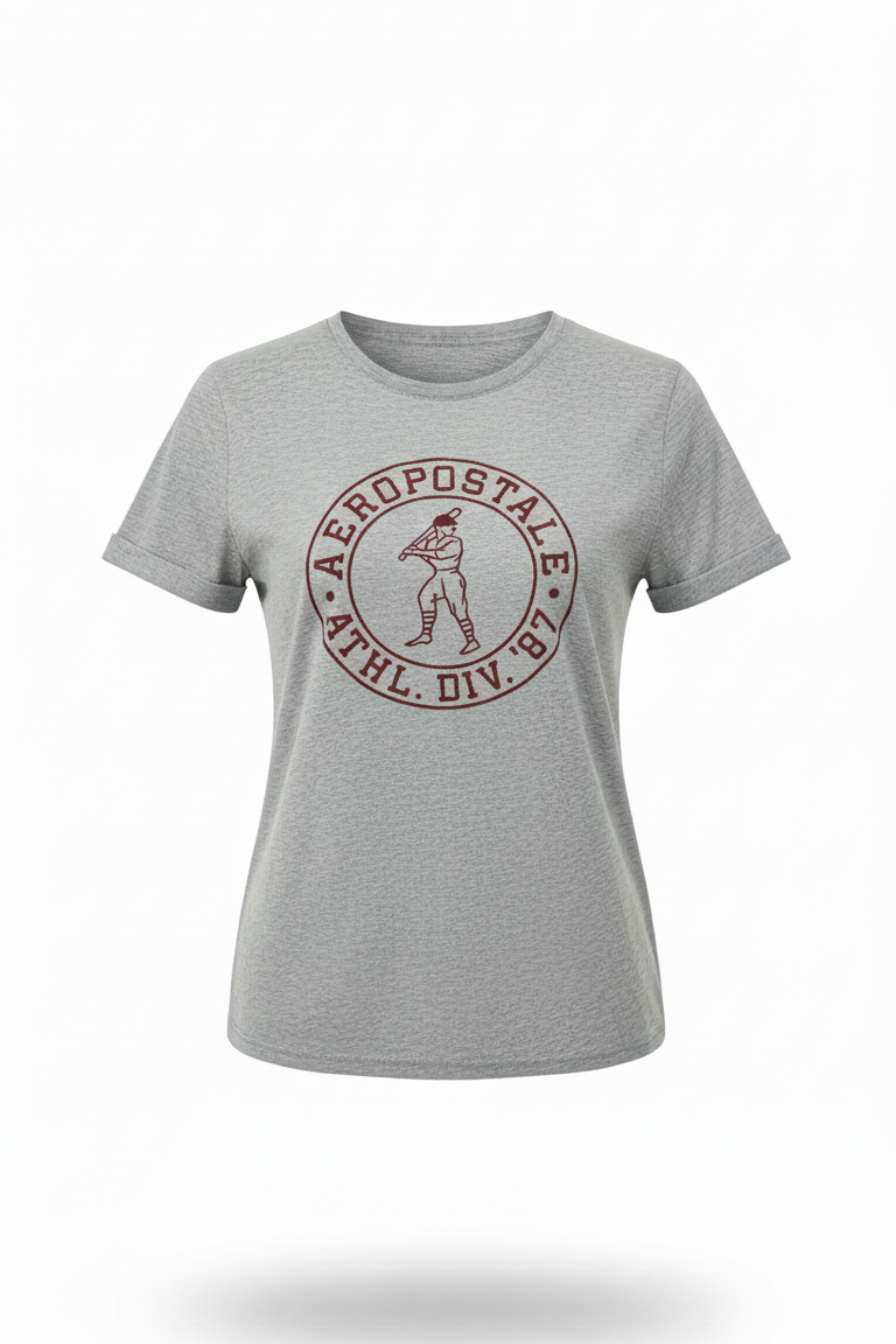 Camiseta Para Hombre AERO LEVEL 2 GRAPHIC TEES LIGHT HEATHER GREY