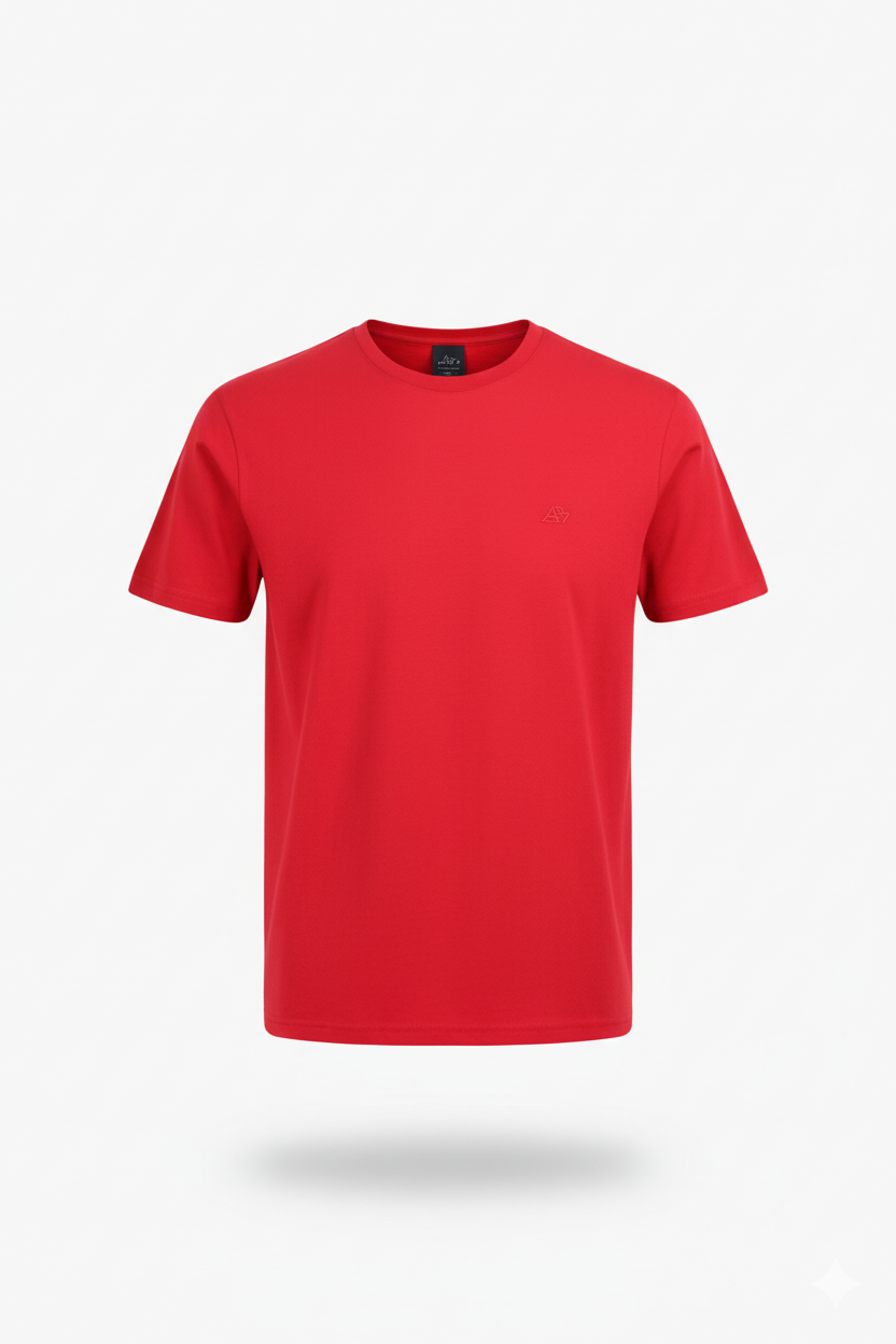 Camiseta Básica Roja Para Hombre Aeropostale Guys Ss Tees True Red 4240