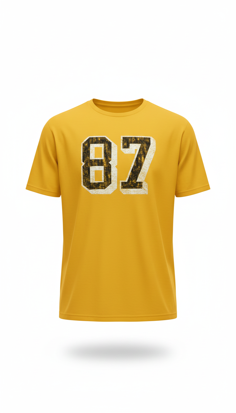 Camiseta Para Hombre Aero Level 1 Graphic Tees Bright Gold
