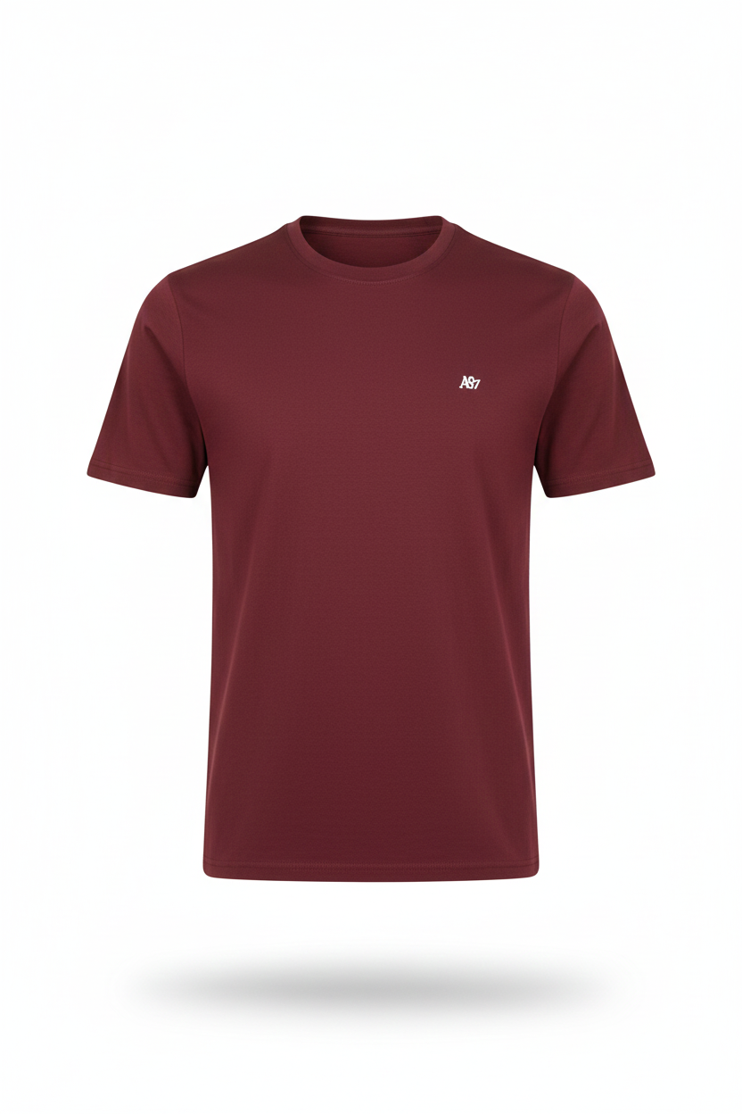 Camiseta Basica Para Hombre Aero Guys Ss Tees Earth Red A87