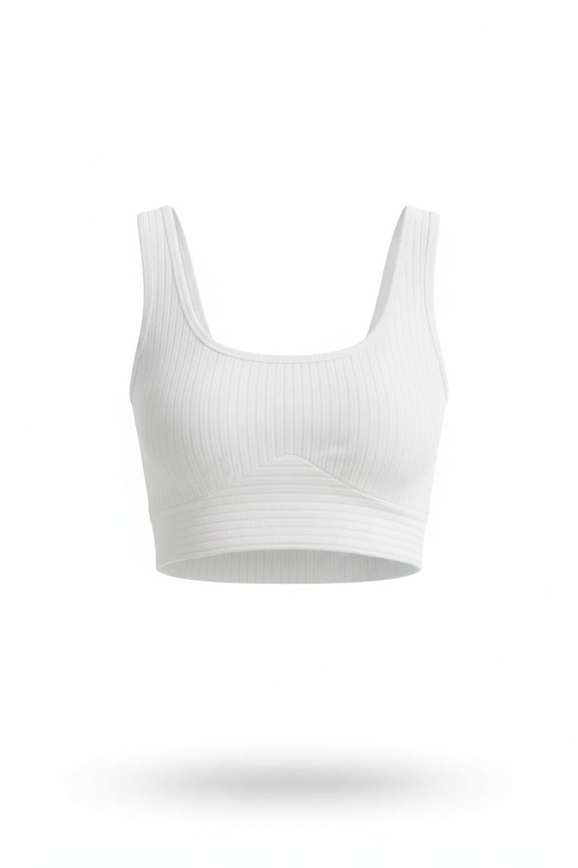 Top Para Mujer Aero Fashion Bare Solid Cream AE
