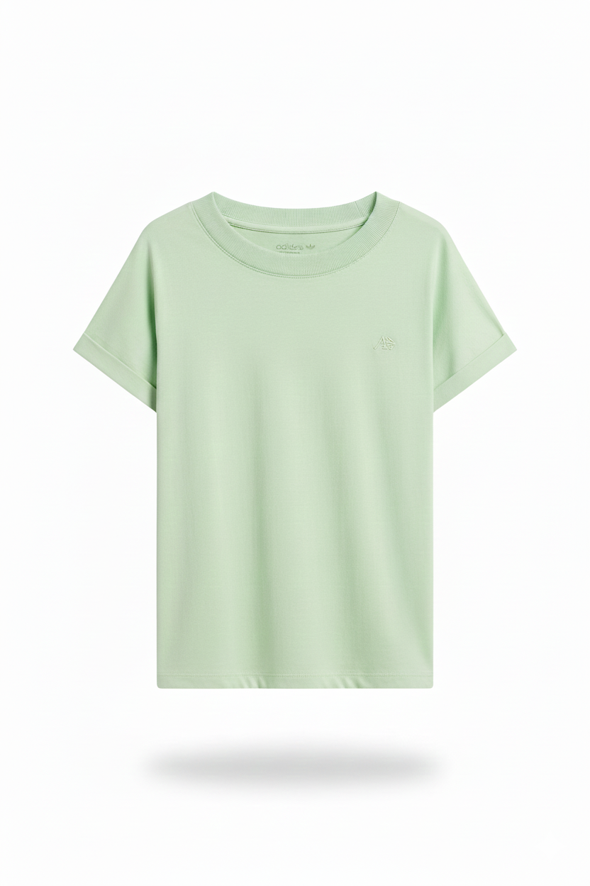 Camiseta Básica Verde Para Mujer Aeropostale Girls Solid Ss Lily Pad 6506