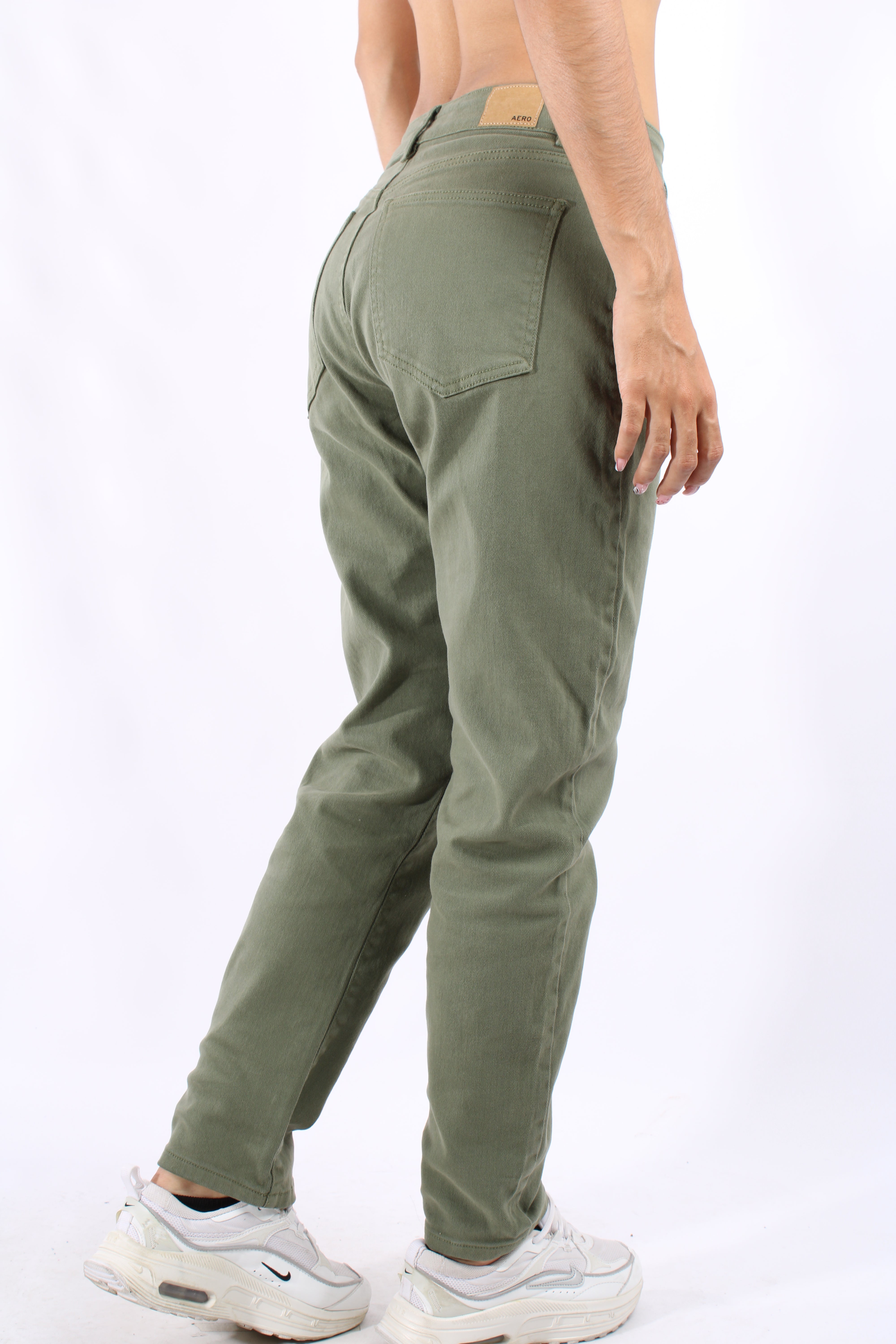 Jean Verde Para Mujer Aeropostale Girls Fashion Mom Green 9534