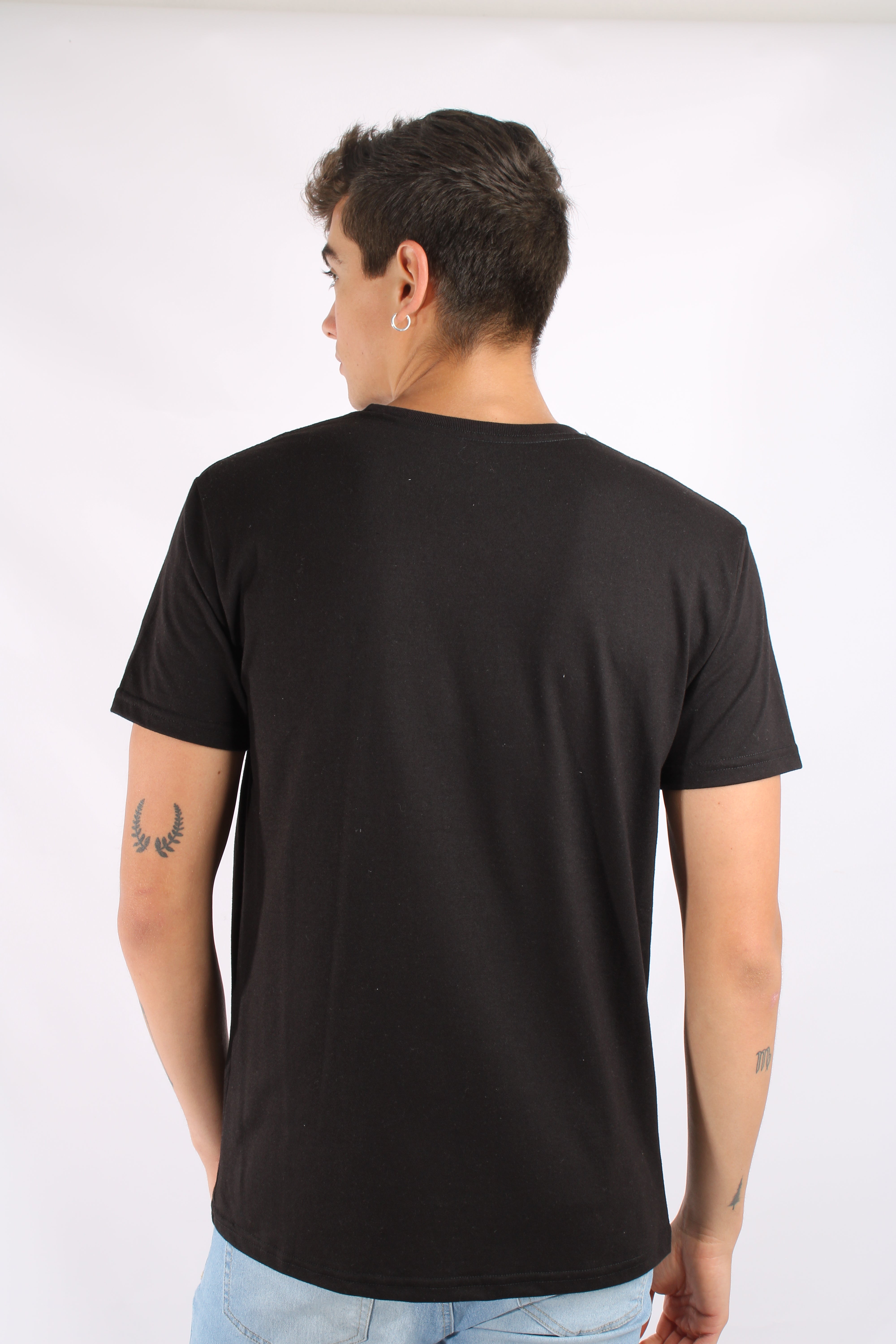 Camiseta Negra Para Hombre Square NY Aero Level 2 Graphic Tees Dark Black