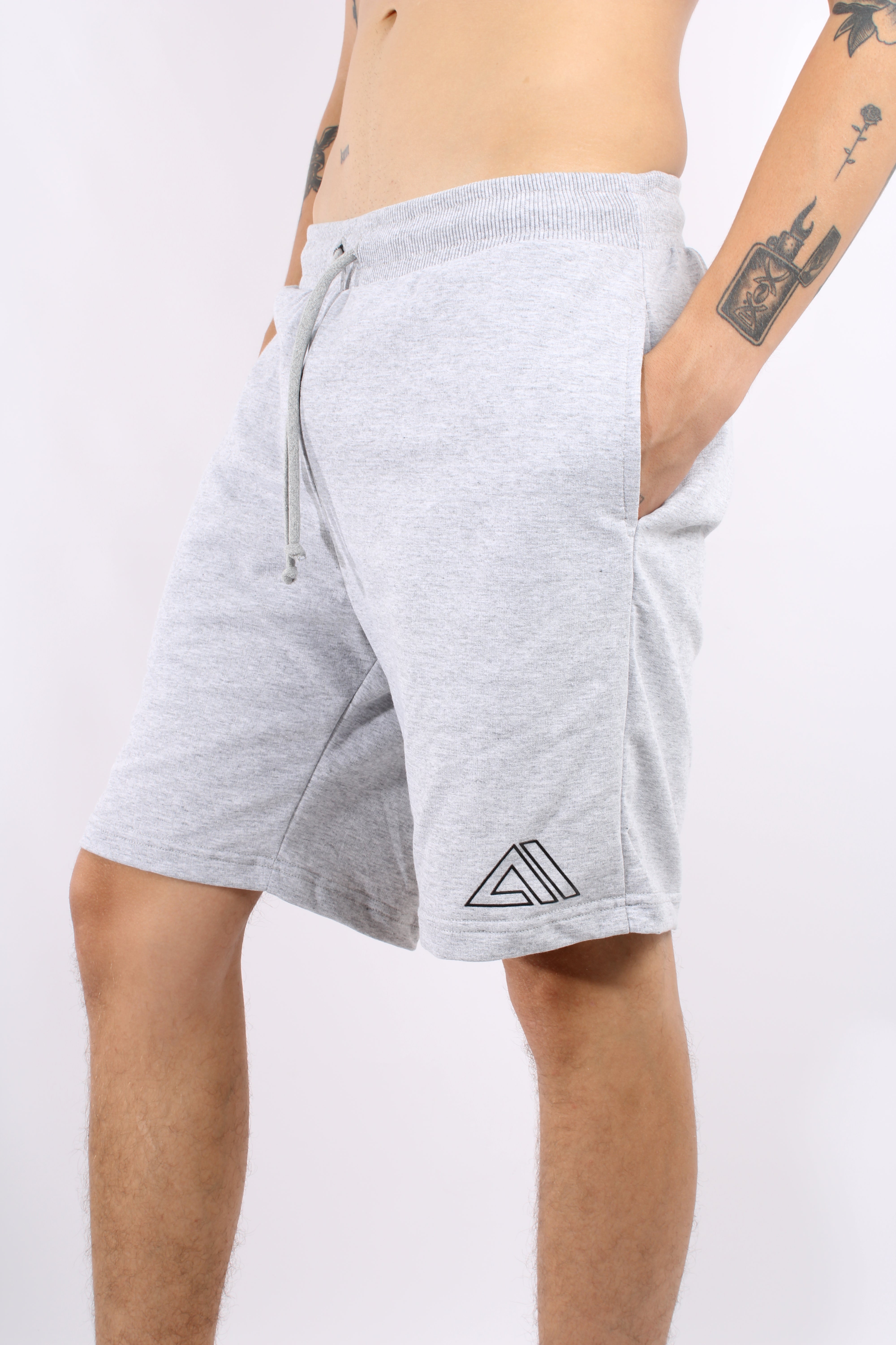 Short Gris Para Hombre Aeropostale Guys Fleece Shorts Cream 4891