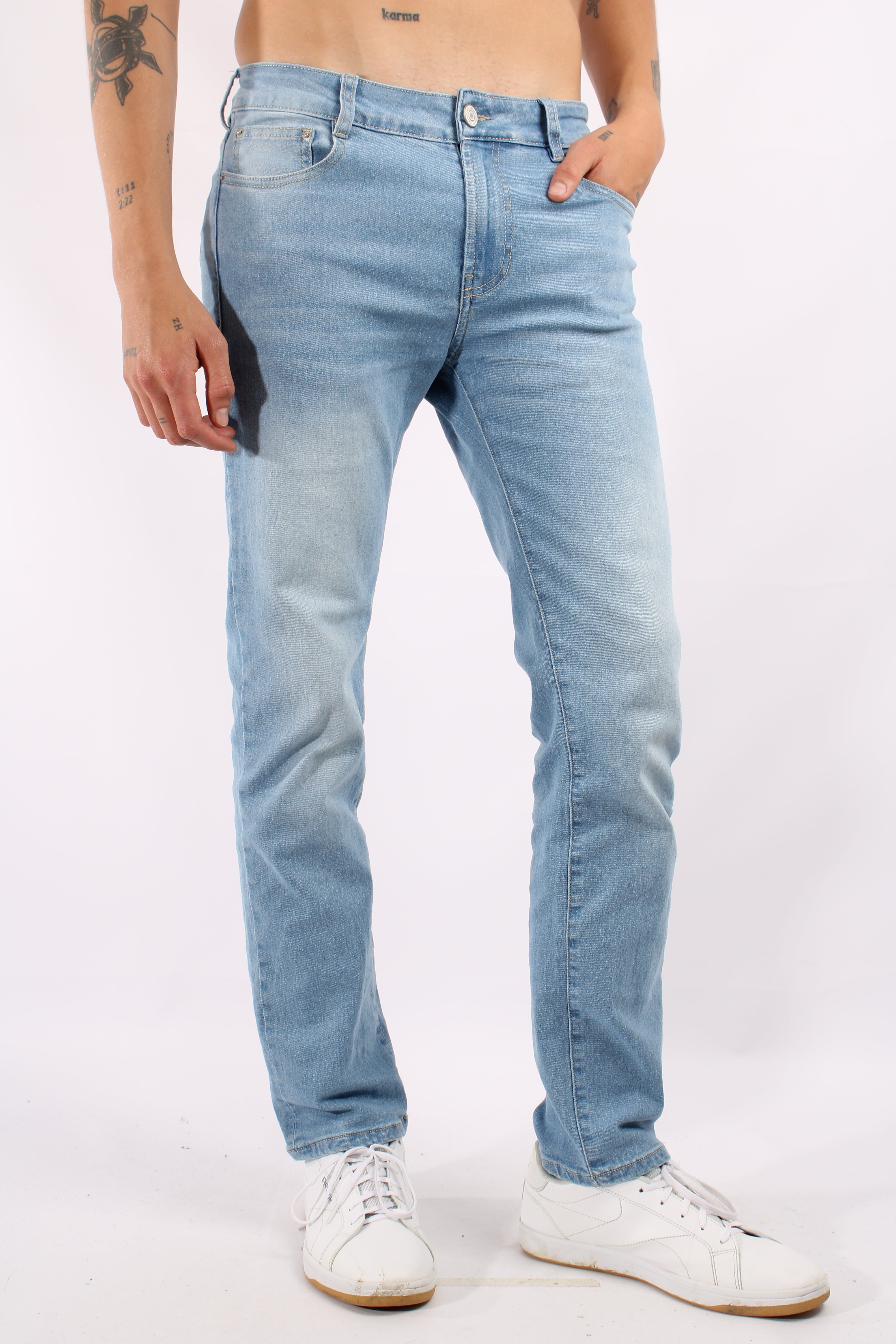 Jean Para Hombre Aeropostale Guys Slim Straight Light Wash 9324