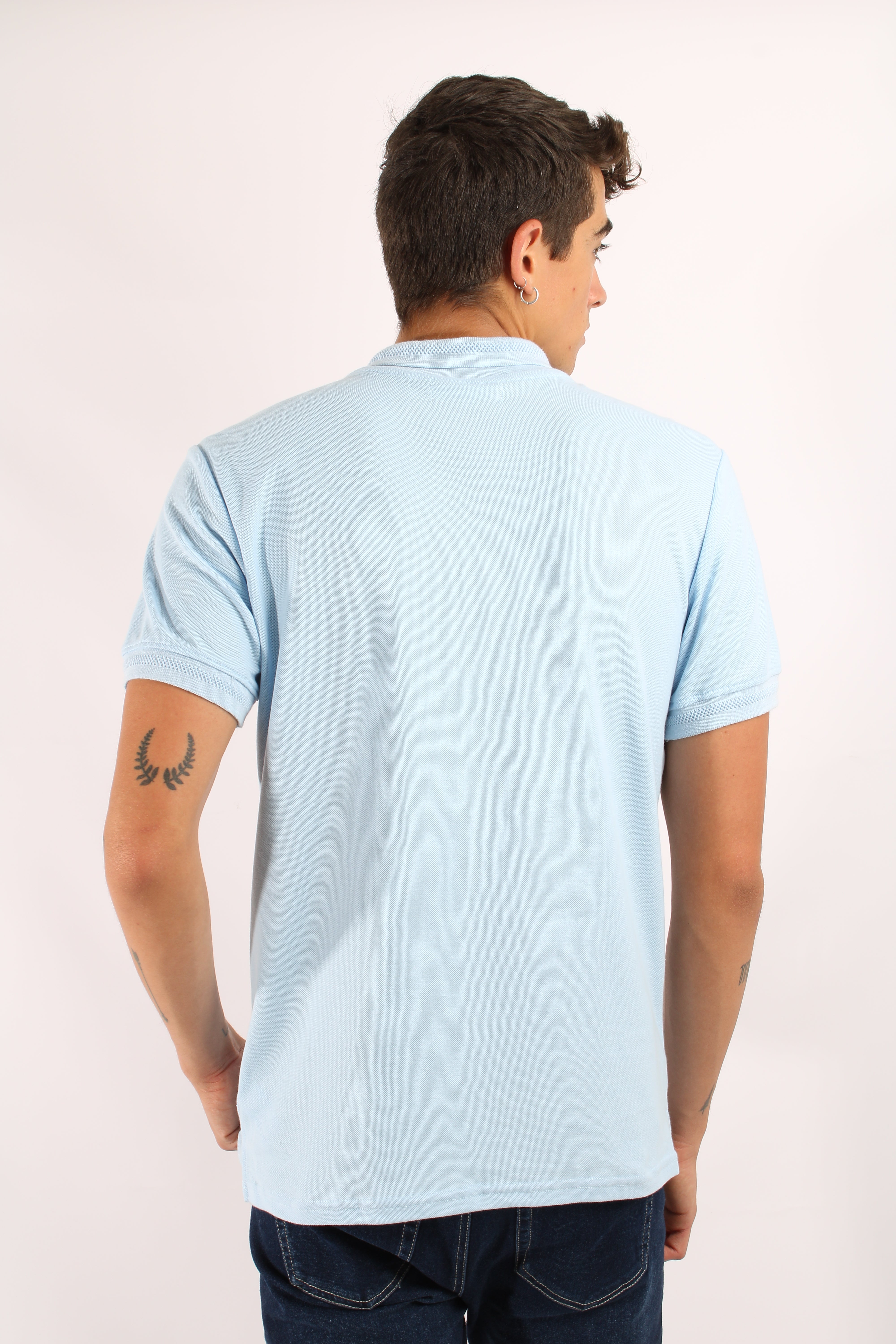 Polo Azul Claro Para Hombre Guys Ss Novelty Polo Kentucky Blue 9849