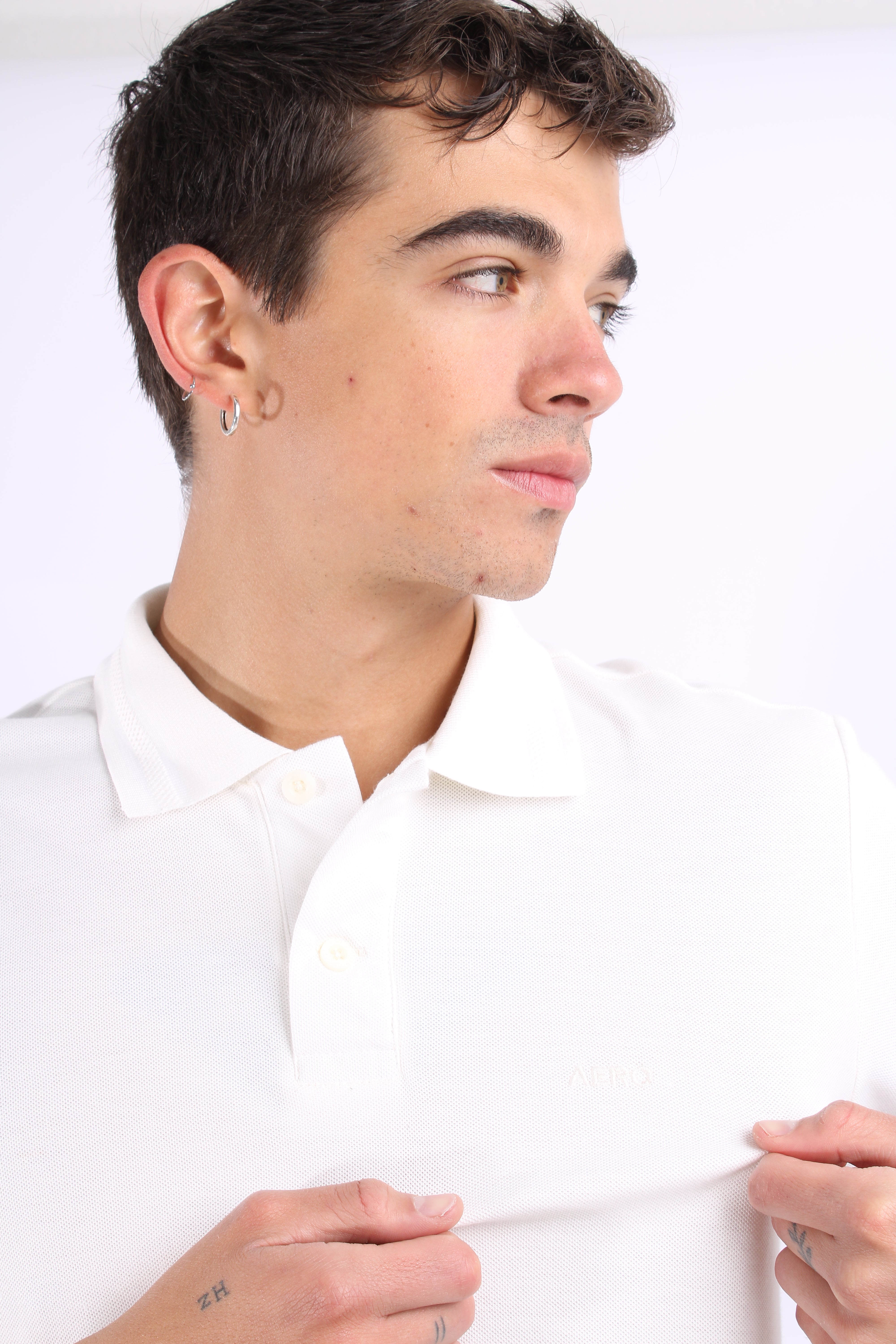 Polo Beige Para Hombre Guys Ss Novelty Polo Cream 9849