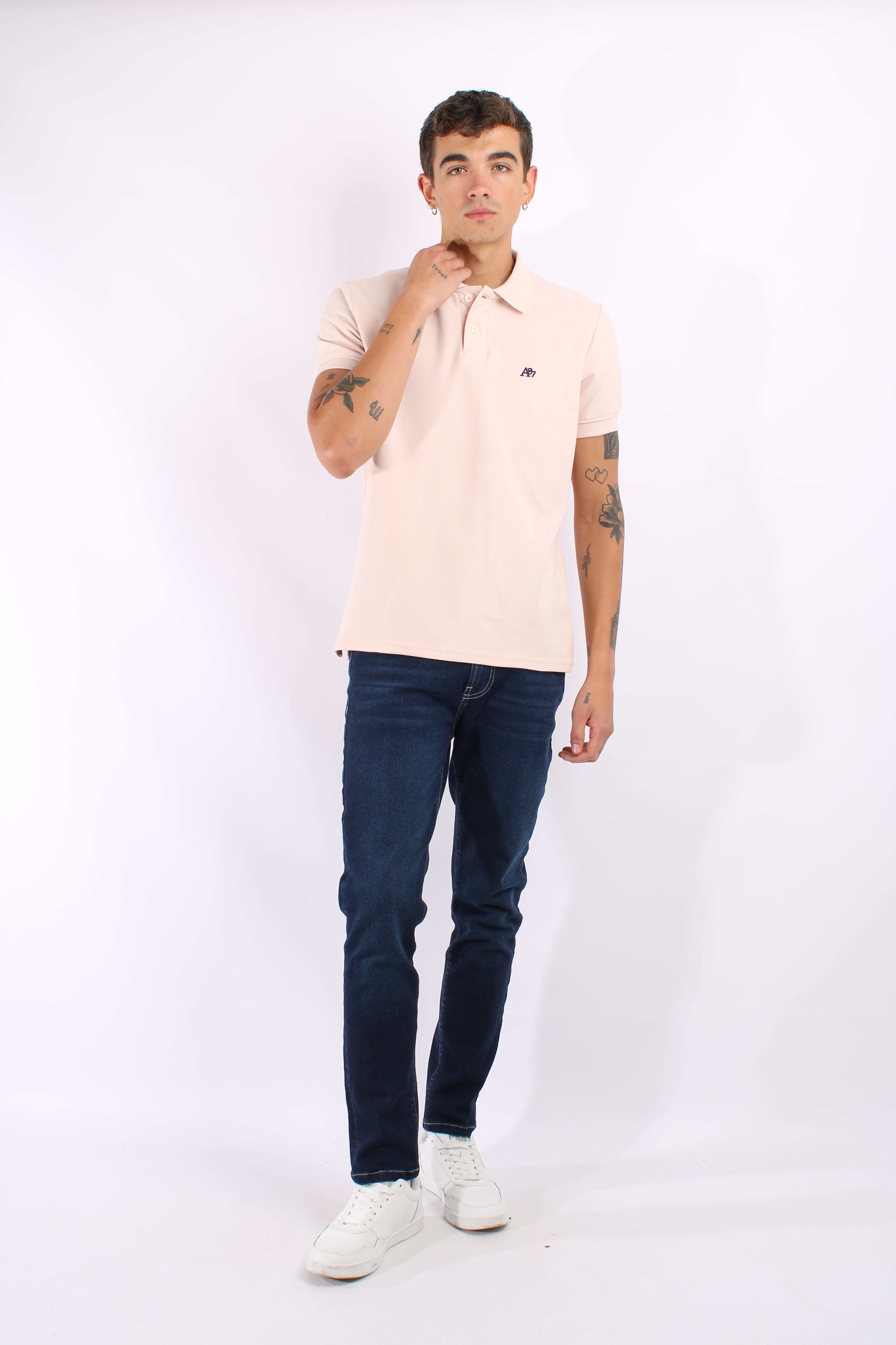 Polo Rosada Para Hombre Aeropostale Guys Ss Solid Polo Primrose Pink 7907