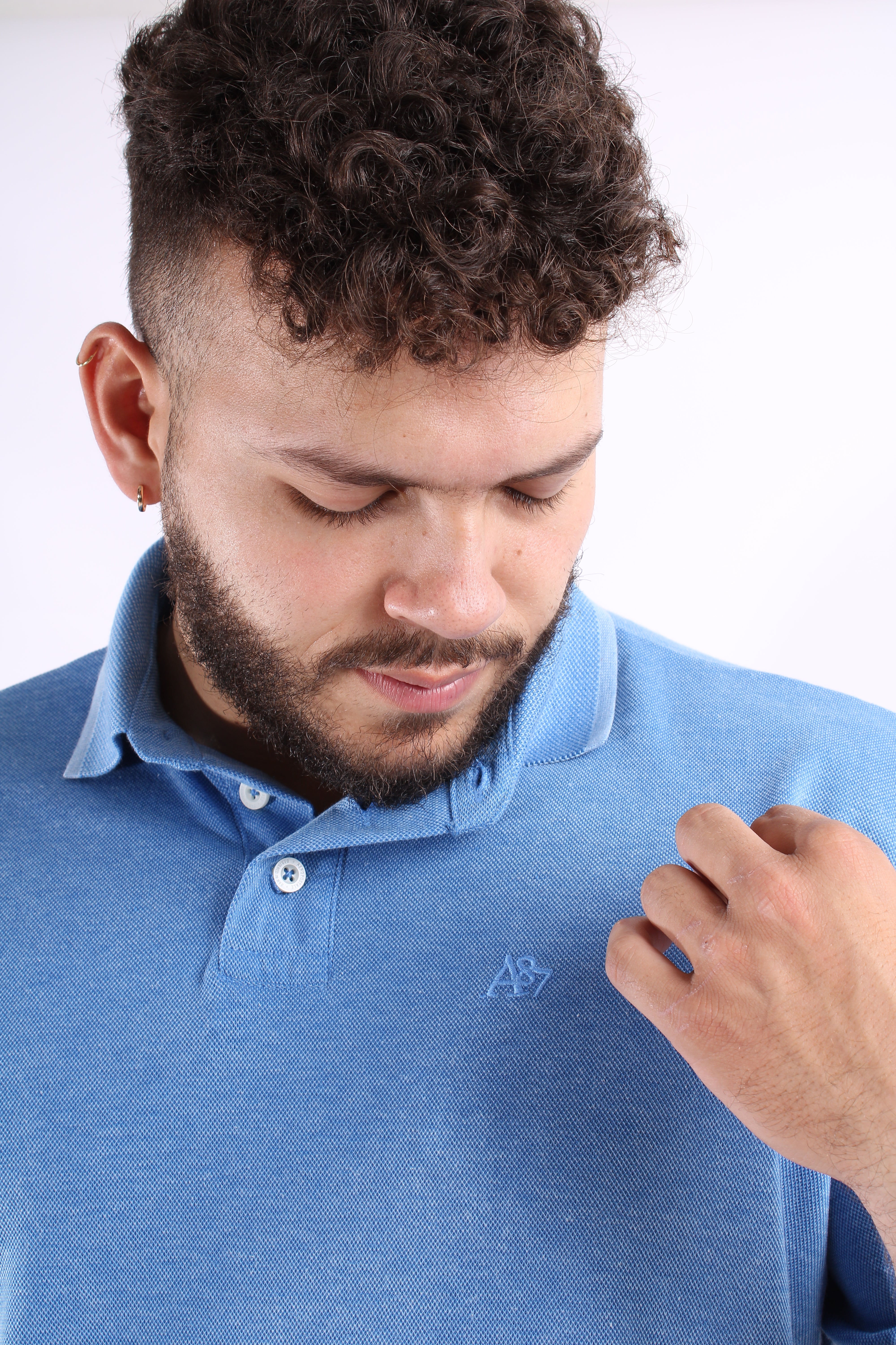 Polo Azul Para Hombre Aeropostale Guys Ss Novelty Polo French Blue 3984