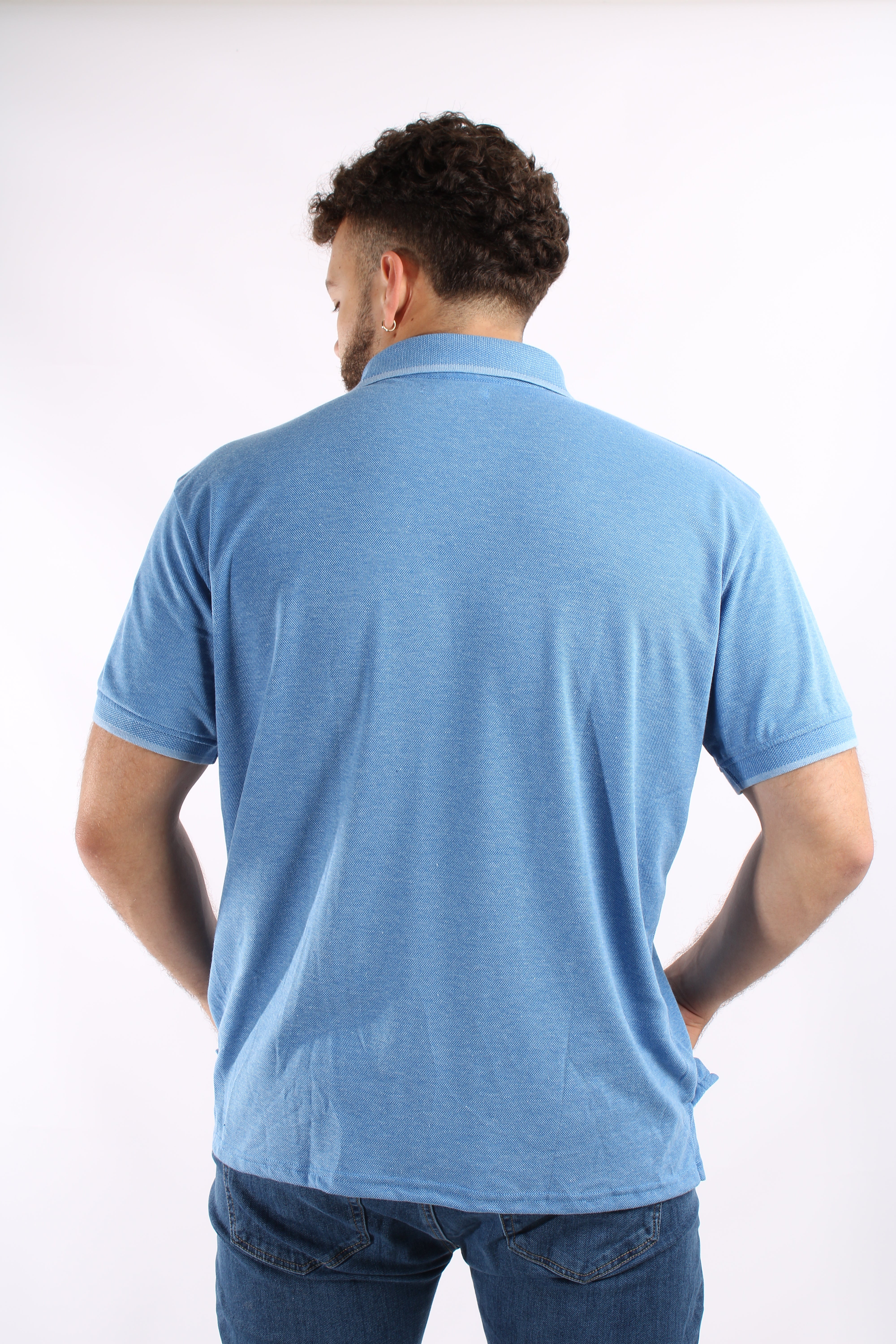 Polo Azul Para Hombre Aeropostale Guys Ss Novelty Polo French Blue 3984