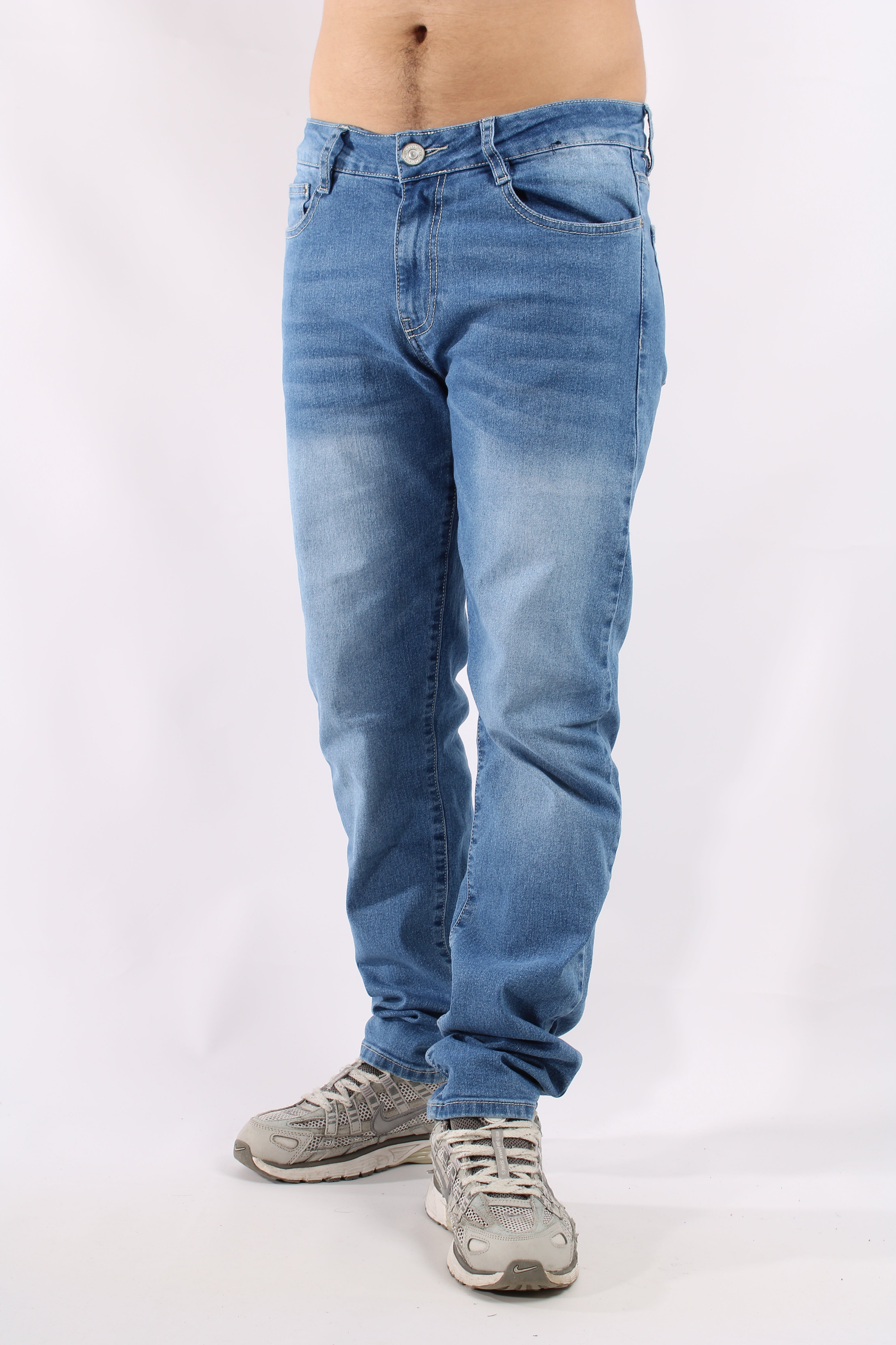 Jean Azul Para Hombre Aeropostale Guys Slim Straight Medium Wash 9024