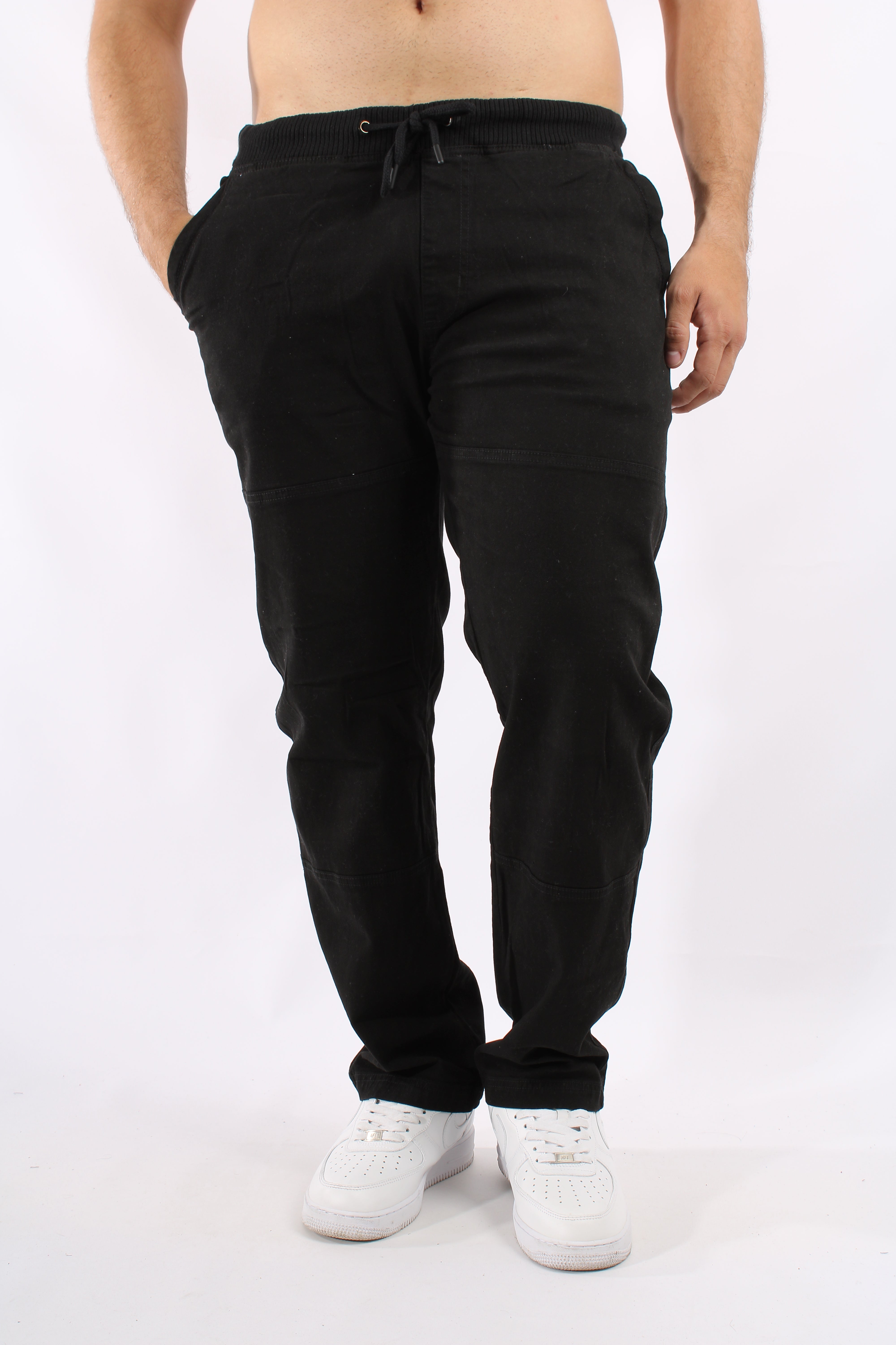 Jean Negro Para Hombre Aeropostale Guys Fashion Pant Jogger Dark Black 9520