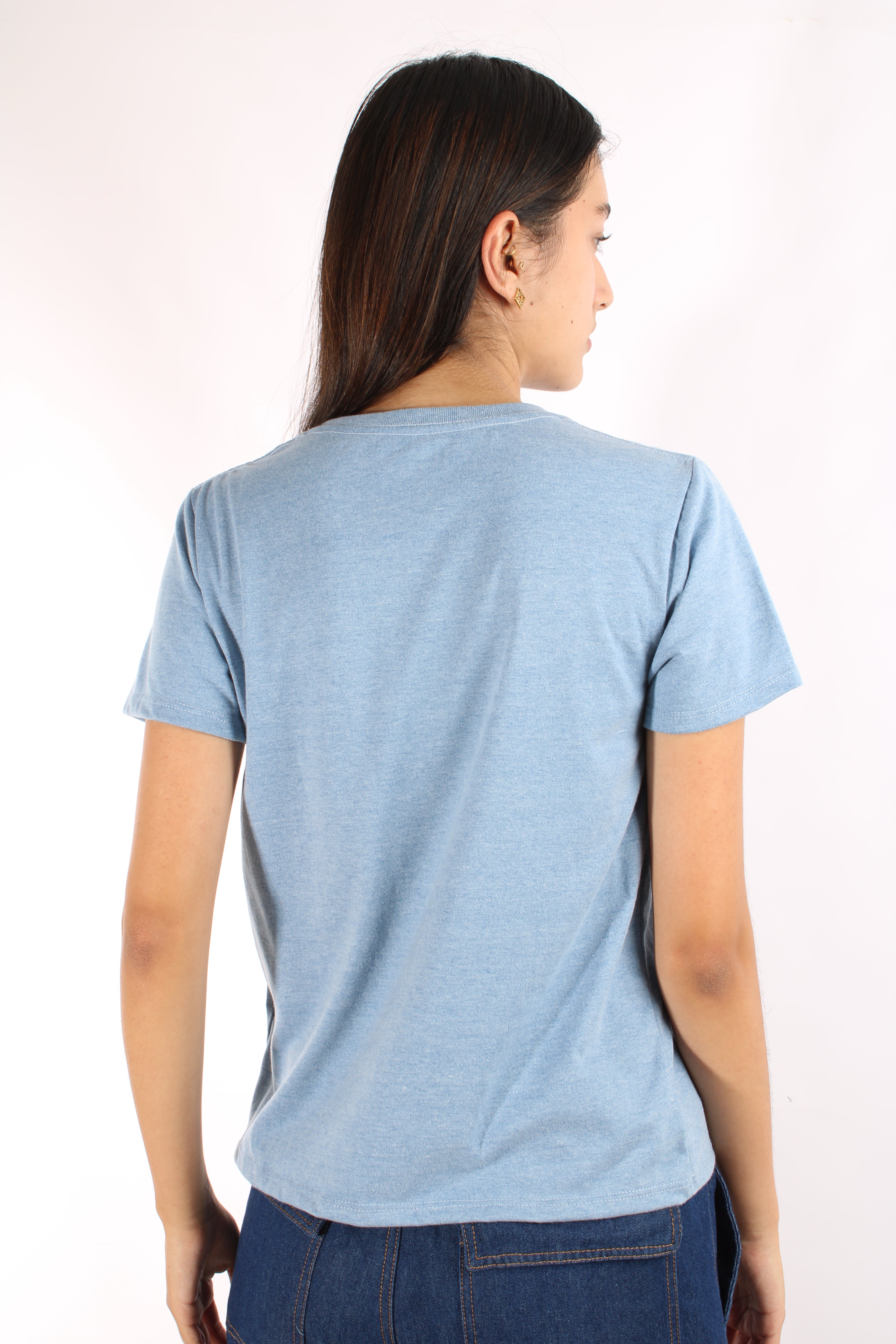 Camiseta Azul Para Mujer Aeropostale Graphic Level 2 Skyway 6856