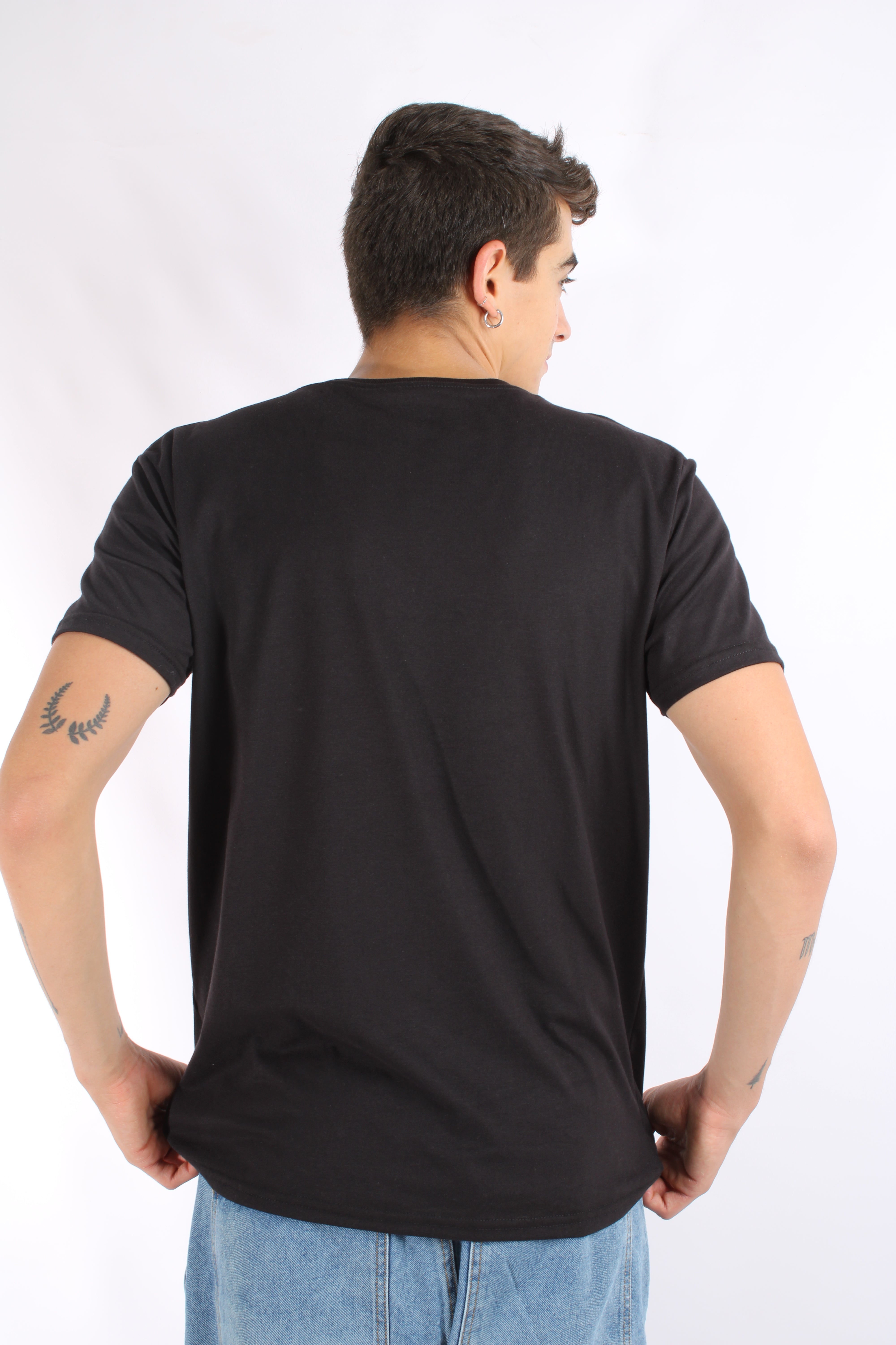 Camiseta Negra Para Hombre Aeropostale Level 2 Graphic Tees Dark Black 5599