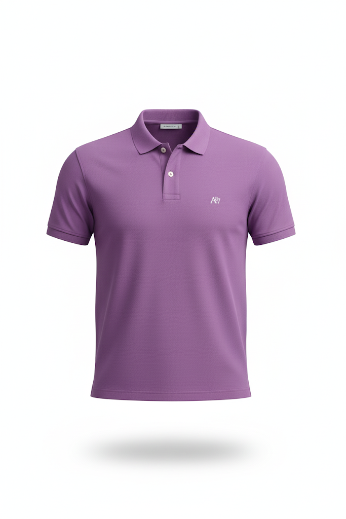 Camiseta Polo Para Hombre Parachute Aero Guys Ss Solid Polo Purple