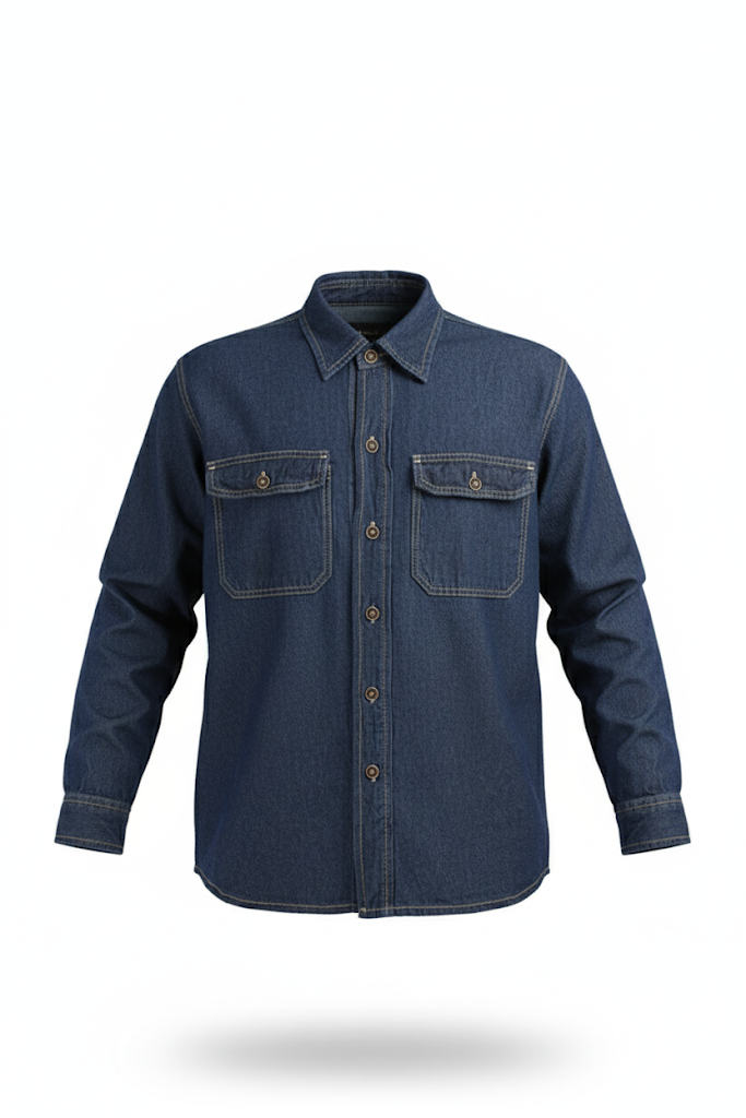 Camisa Azul Oscuro Para Hombre Aeropostale Guys Ls Woven Shirts Dark Wash 9008