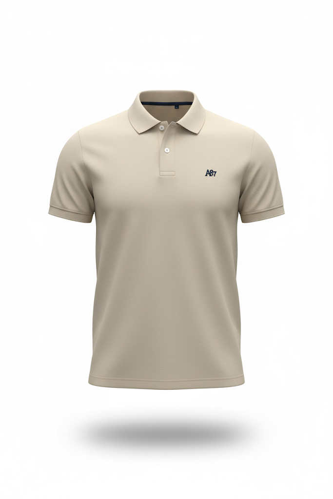 Camiseta Polo Para Hombre Dark Blue Logo Aero Guys Ss Solid Polo Turtledove