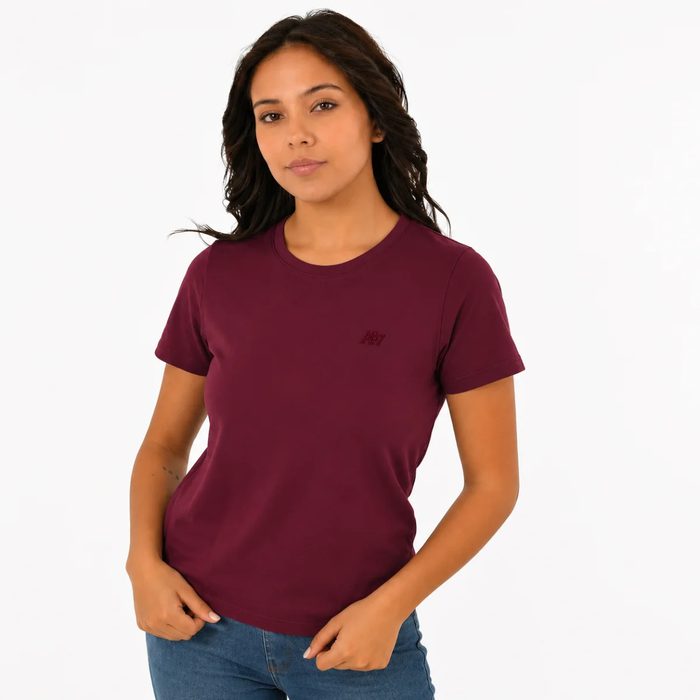 AERO GIRLS SOLID SS POMEGRANATE