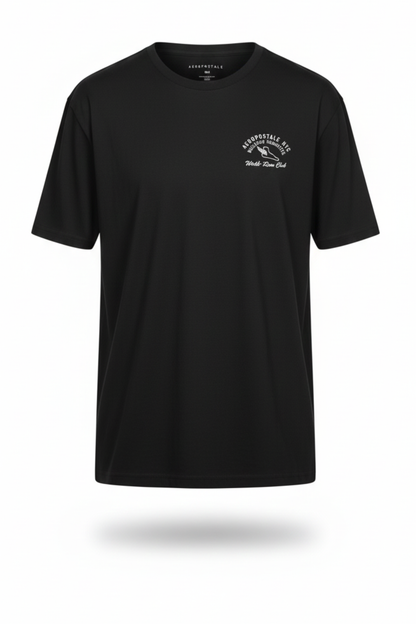 Camiseta Para Hombre Aero Level 2 Graphic Tees Dark Black 6175