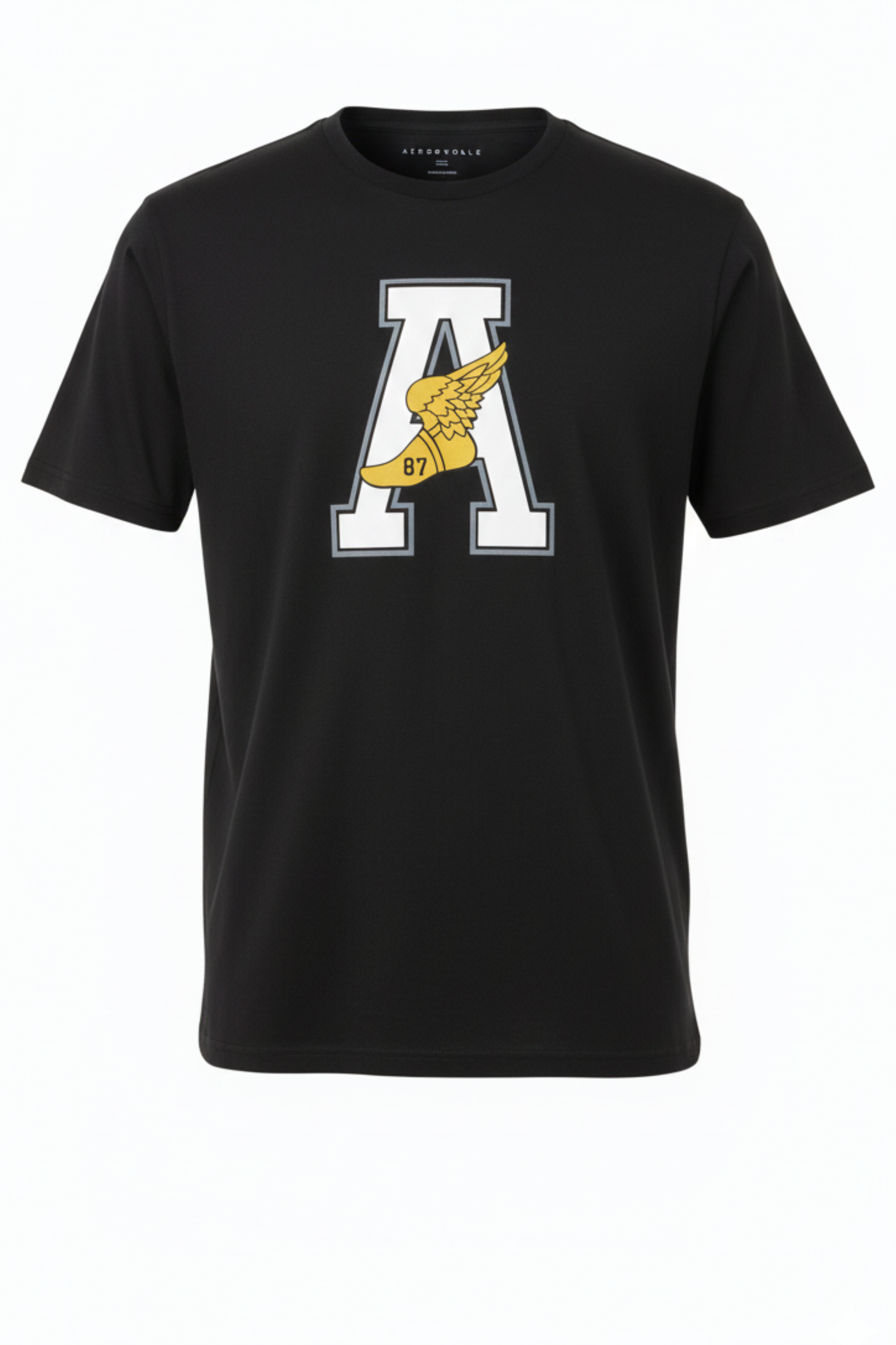 Camiseta Para Hombre Aero Level 1 Graphic Tees Dark Black 6187