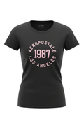 Camiseta Para Mujer Aero Graphic Level 1 Dark Black  7129