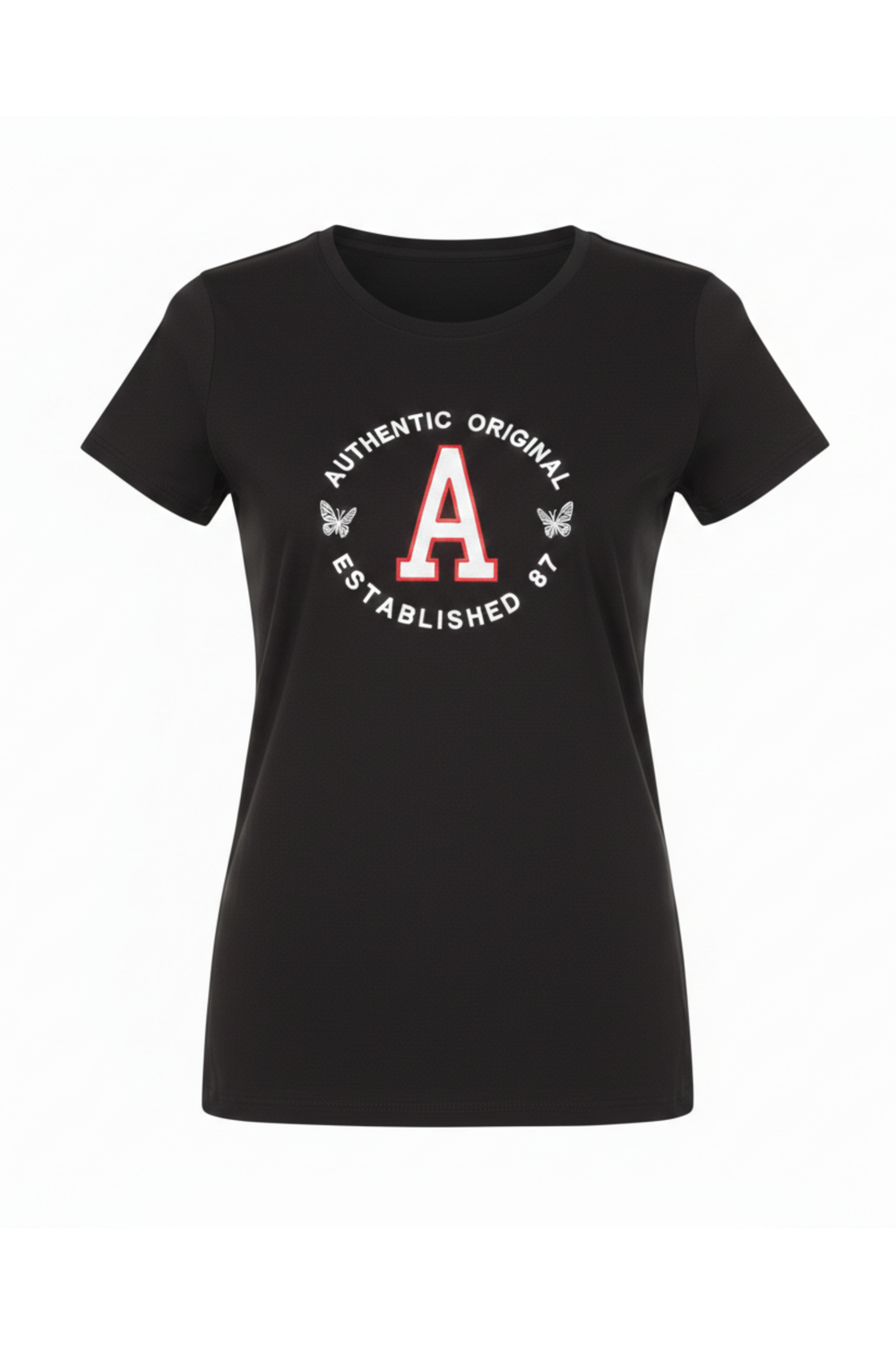 Camiseta Para Mujer Aero Graphic Level 2 Dark Black  7150