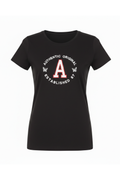 Camiseta Para Mujer Aero Graphic Level 2 Dark Black  7150