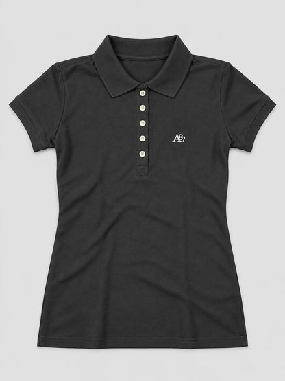 AERO SOLID POLO DARK BLACK