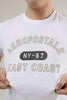 Camiseta Para Hombre Oval NY Aero Level 2 Graphic Tees Bleach