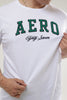 Camiseta Para Hombre Letters Green Edge Black Aero Level 2 Graphic Tees Bleach