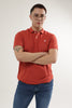 Camiseta Polo Para Hombre Terracotta Aero Guys Ss Solid Polo Burn Brick