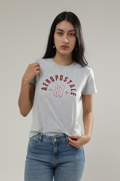 Camiseta Para Mujer Embroidery Red Aero Graphic Level 2 Lgh