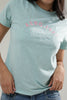 Camiseta Para Mujer Embroidery Nyc Aero Graphic Level 2 Aquifer