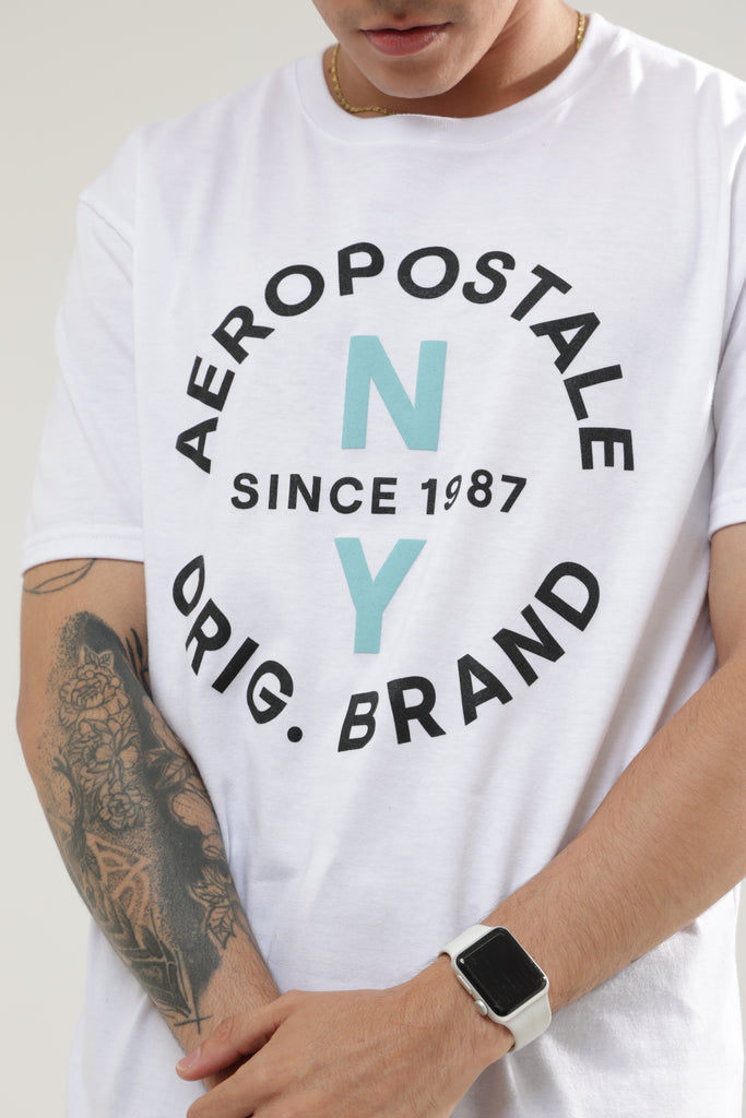 Camiseta Para Hombre Aquamarine Letters Aero Level 1 Graphic Tees Bleach
