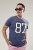 Camiseta Para Hombre Big 87 Aero Level 2 Graphic Tees Sodalite Blue