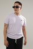 Camiseta Basica Para Hombre Aero Guys Ss Tees Pastel Lilac