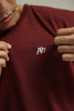 Camiseta Basica Para Hombre Aero Guys Ss Tees Earth Red A87