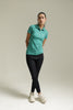 Camiseta Polo Para Mujer Aero Solid Polo Turquoise Green
