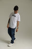 Camiseta Para Hombre Aero Level 2 Graphic Tees Bright White Black Aero Embroidery