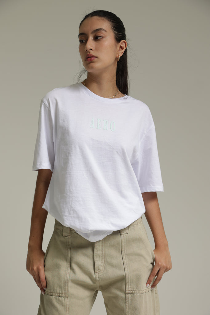 Camiseta Para Mujer Aero Girls Fashion Graphics Lime Cream Overcise