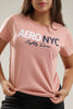 Camiseta Para Mujer Aero Graphic Level 2 Dare Devil Red White Embroidery